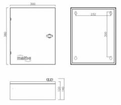 Matt:e EVU-1-32-TP-R Three-phase connection unit with 4 pole 32 amp Type A RCBO